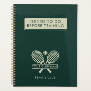 Agenda Jogadores da Equipe de Tênis do Nome do Clube do P