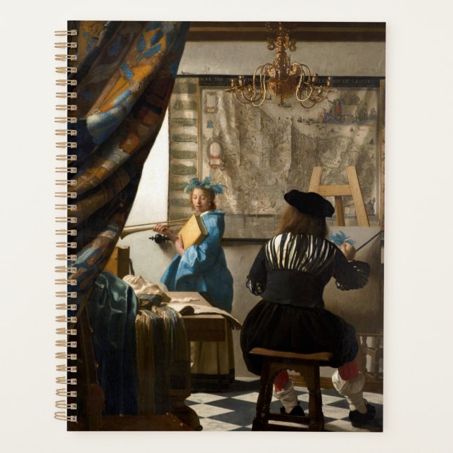 Agenda Johannes Vermeer - A Alegoria da Pintura (Frente)