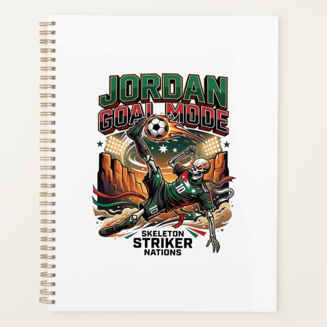 Agenda Jordan Modo Gol Esqueleto Striker Nations Dynamic  (Frente)