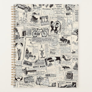 Agenda Jornal Vintage