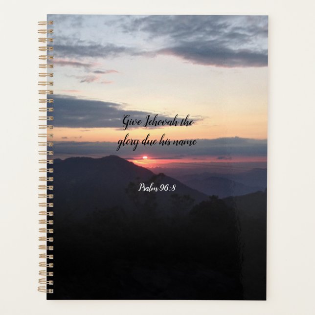 Agenda JW year text customize (Frente)