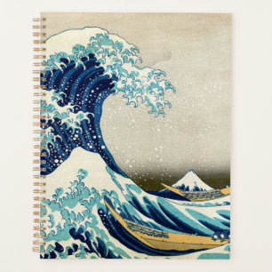 Agenda Katsushika Hokusai - A onda do Excelente de Kanaga