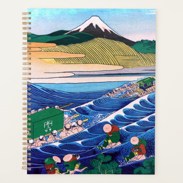 Agenda Katsushika Hokusai - Fuji do Kanaya no Tokaido (Frente)