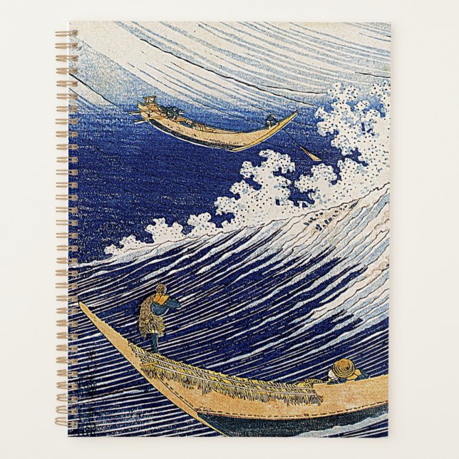 Agenda Katsushika Hokusai. Ondas oceânicas (Frente)