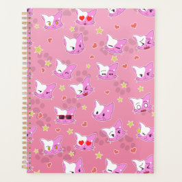 Agenda Katzen - Kätzchen - Comickatzen Muster  Planer