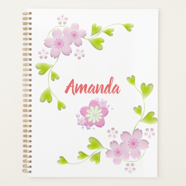 Agenda Kawaii Style Sakura Cherry Tree Blossom (Frente)