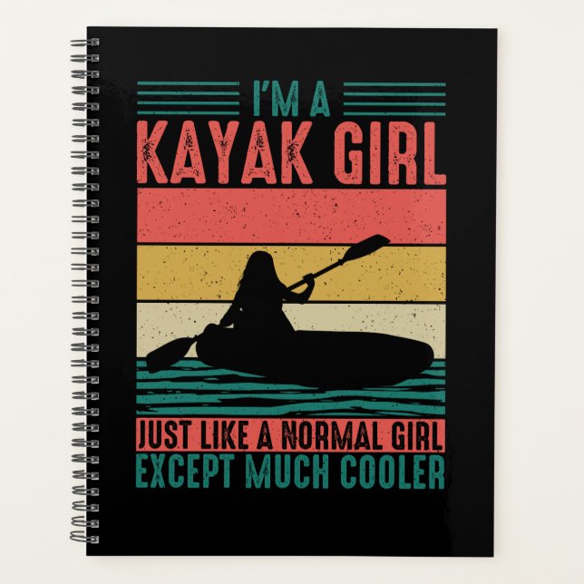 Agenda Kayak Girl, mas mais legal (Frente)