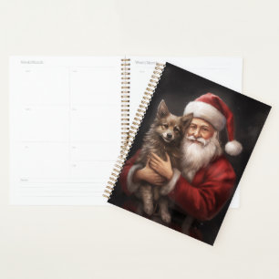Agenda Kelpie australiano com Natal