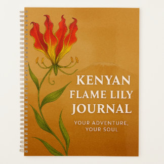 Agenda Kenyan Flame Lily Journal – Soulful Notebook