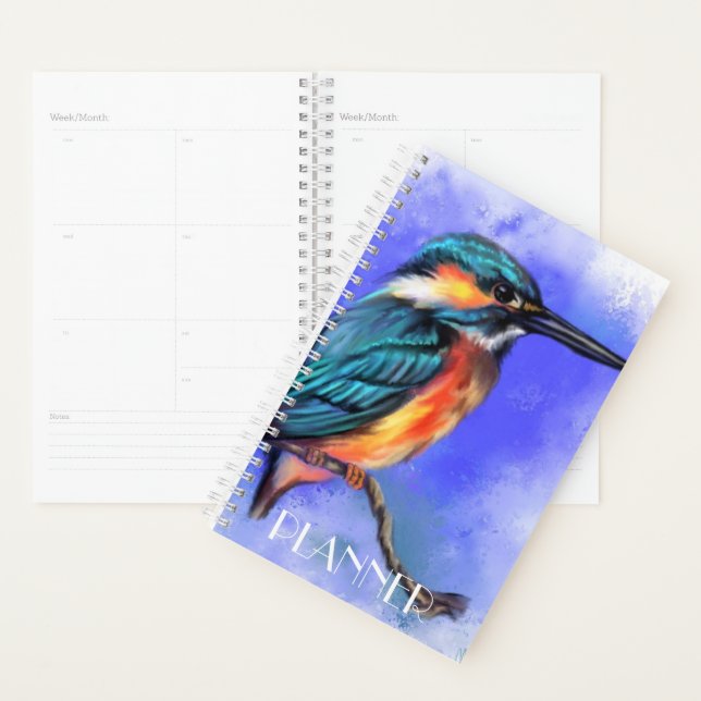 Agenda Kingfisher Bird Planner (Exibição)