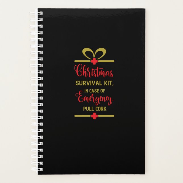 Agenda kit de sobrevivência de natal (Frente)