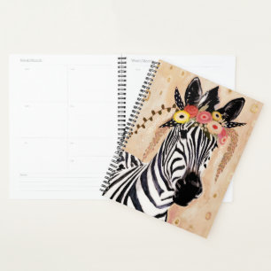 Agenda Klimt Zebra   Coroa De Flores