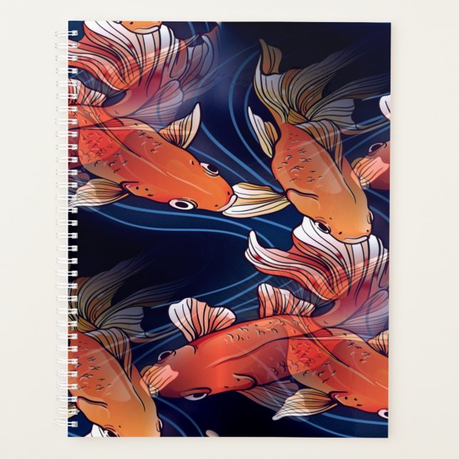 Agenda Koi Fish Japonês (Frente)