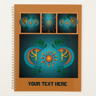 Agenda Kokopelli Sun Sudoeste Turquoise Design