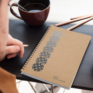 Agenda Kraft Brown Pickleball Semanal Pessoal