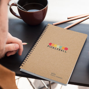 Agenda Kraft Brown Pickleball Semanal Pessoal