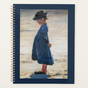 Agenda Kroyer - Menina parada em Skagen Beach