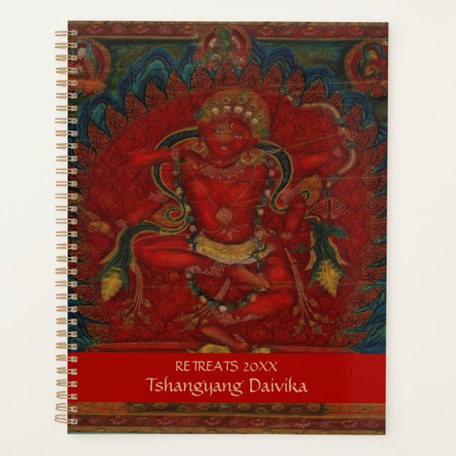 Agenda Kurukulla do budismo tibetano personalizado (Frente)