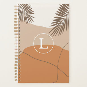 Agenda L - Monograma inicial - Letra L Design abstrato