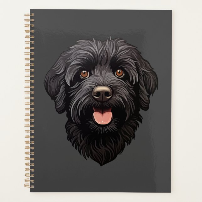 Agenda Labradoodle Black Dog (Frente)