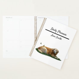 Agenda Labrador Amarelo Misturado de Cachorros de Raça Pl