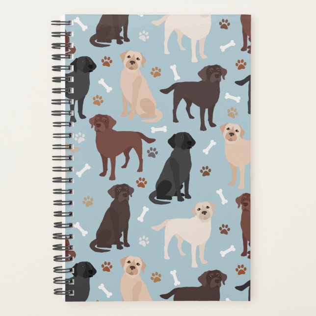 Agenda Labrador Retriever Paws and Bones (Frente)