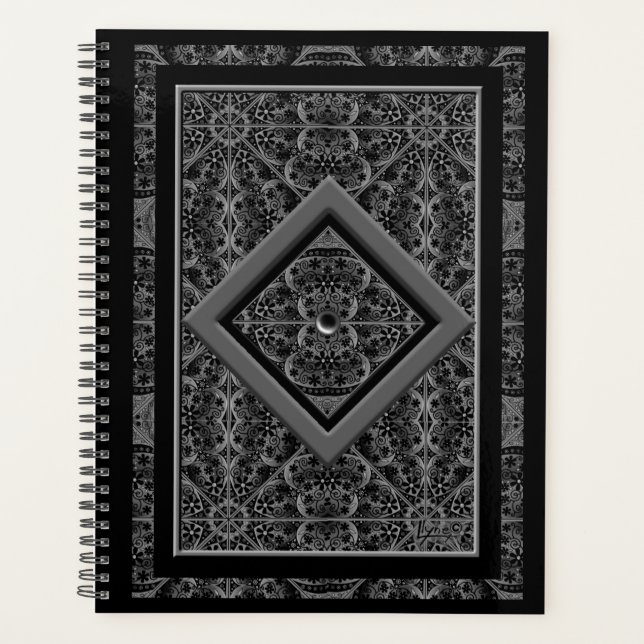 Agenda Lace Black Cerâmico (Frente)