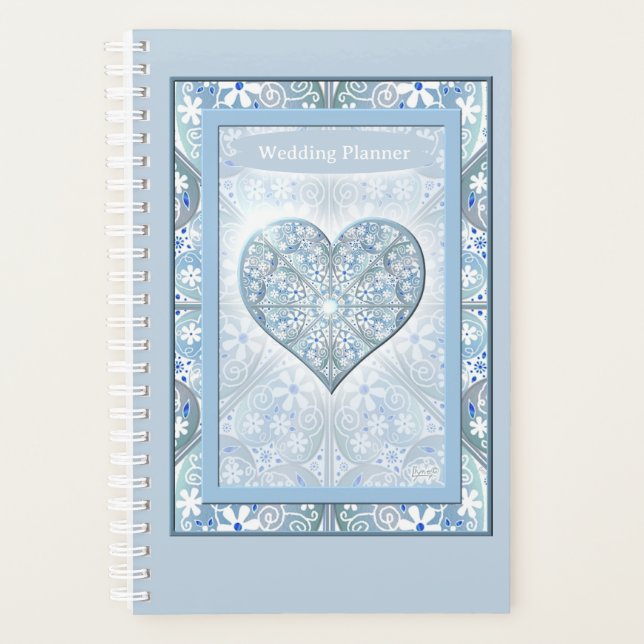 Agenda Lace cerâmico Azul claro (Frente)
