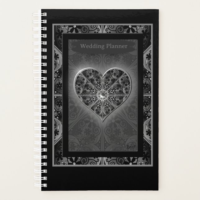 Agenda Lace cerâmico Preto (Frente)