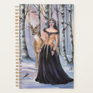 Agenda Lady Chickadee fantasia art de Renee Lavoie