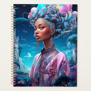 Agenda Lady In Surreal World African Art Role