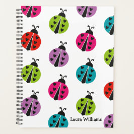 Agenda Ladybug Colorido Girly Personalizado