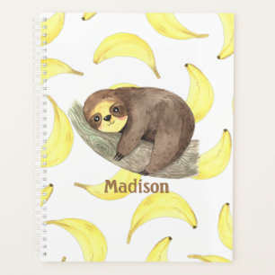 Agenda Lama de uma ramificação Bananas Nome Animal