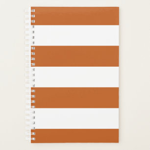 Agenda Laranja Striped