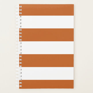Agenda Laranja Striped