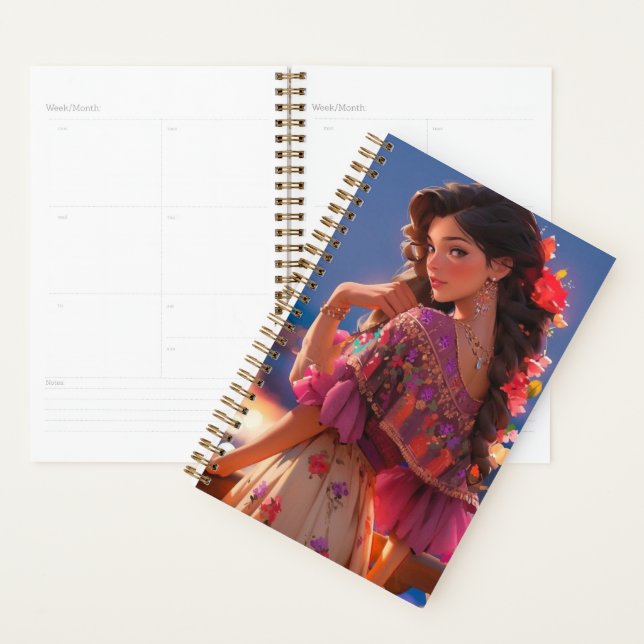 Agenda Latina Floral Beauty (Exibição)