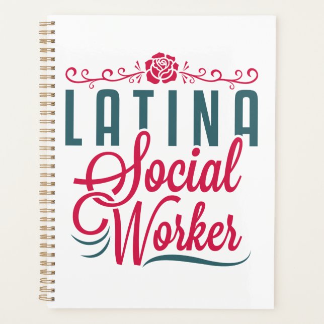 Agenda Latina Trabalhadora social LCSW Latinx Hispânico (Frente)
