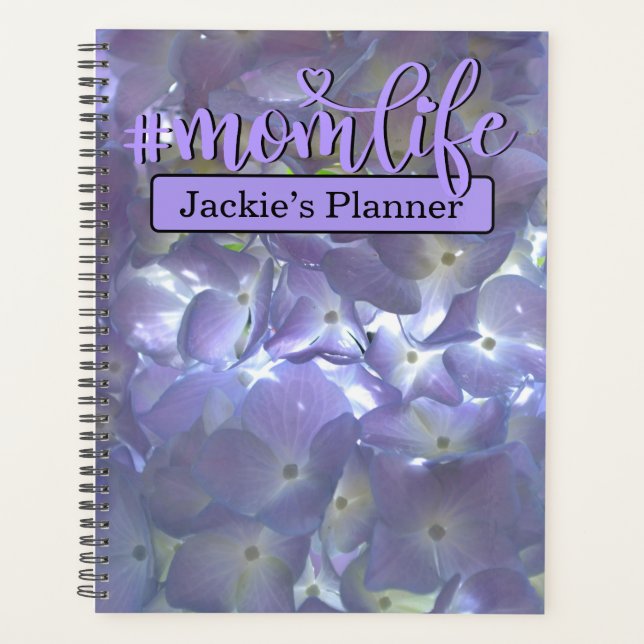 Agenda Lavanda Hydrangeas #momlife (Frente)