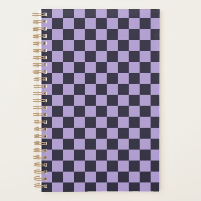 Agenda Lavender haze checkerboard pattern (Frente)