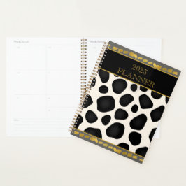 Agenda Legal preto e branco e Dourado 2023