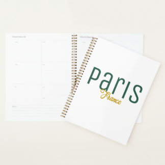 Agenda Lembrança de Paris, França
