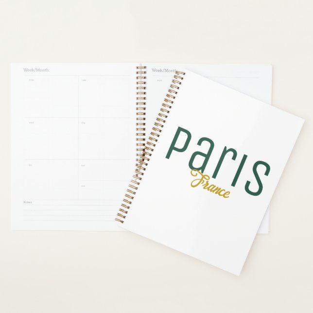 Agenda Lembrança de Paris, França (Exibição)