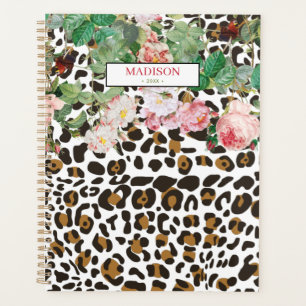 Agenda Leopard Animal Print Patterno Vintage Diary
