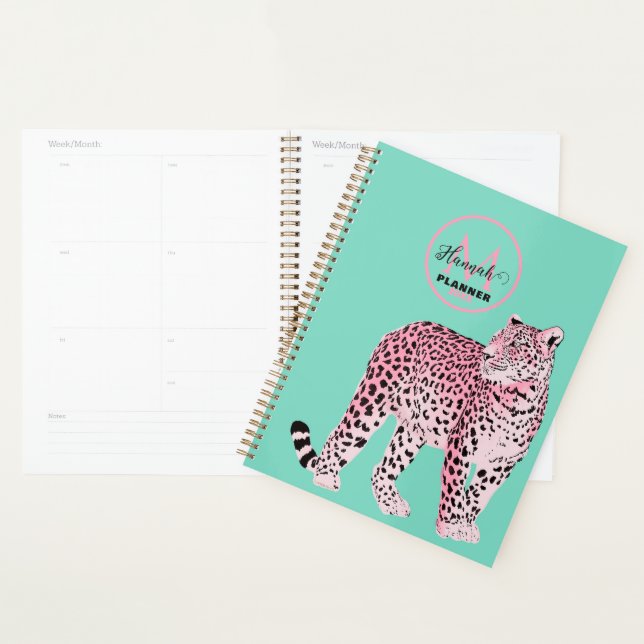 Agenda Leopardo Rosa (Exibição)