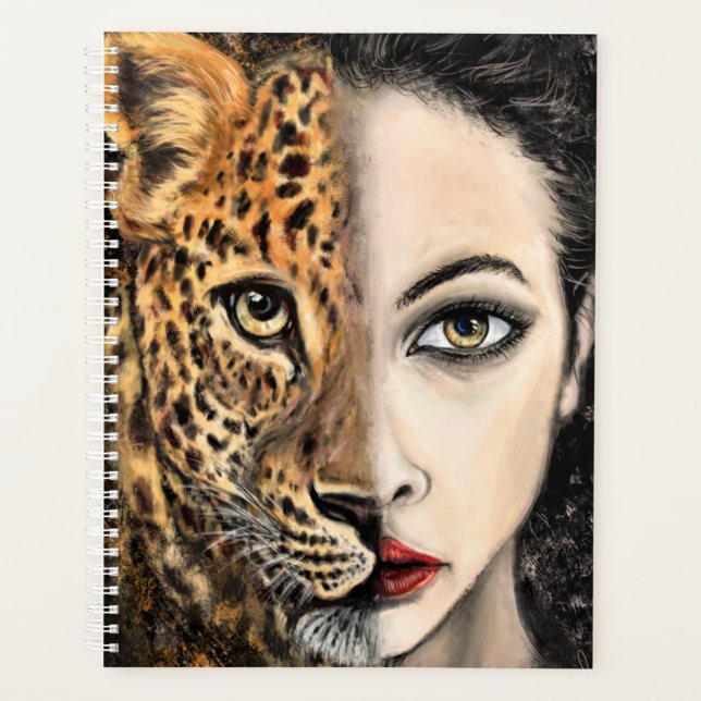 Agenda Lepard Girl Planner (Frente)