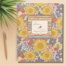 Agenda Let Joy Bloom – Personalized Floral Planner