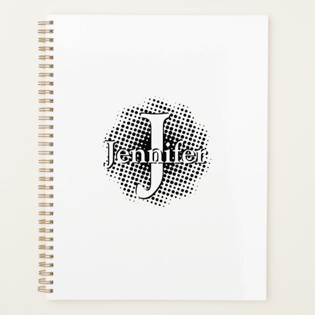 Agenda Letra inicial e nome personalizado (Frente)