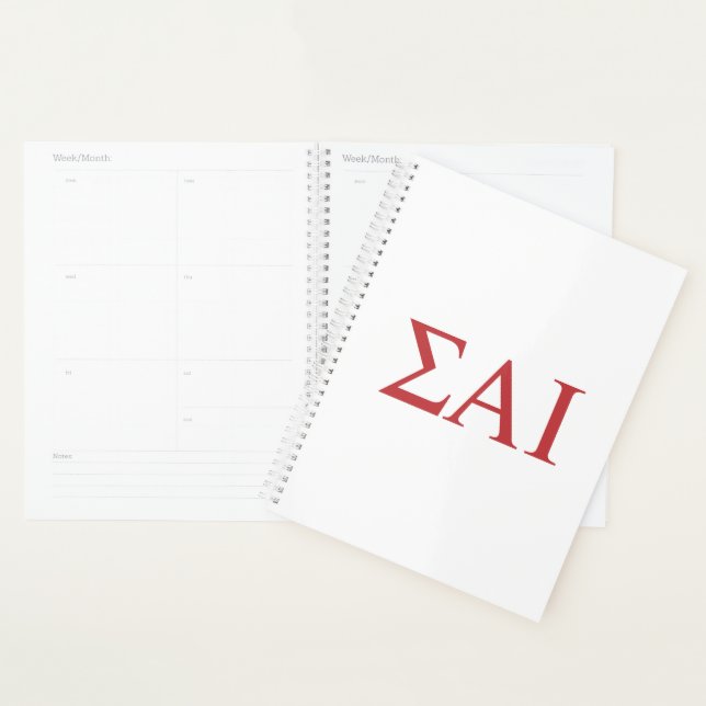Agenda Letras Gregas Sigma Alpha Iota (Exibição)