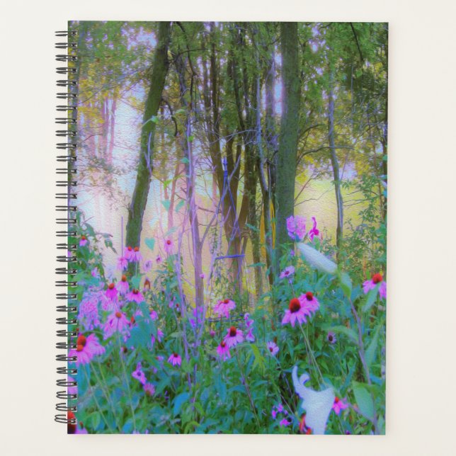 Agenda Levantamento do Sol Brilhante com Confluentes Rosa (Frente)