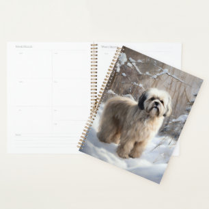 Agenda Lhasa Apso Deixe-A Neve Natal